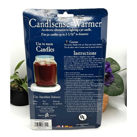 Provo Craft Candlesense Warmer For Candles Alternative Jar Candle Warmer 3-5/16" - Picture 2 of 6